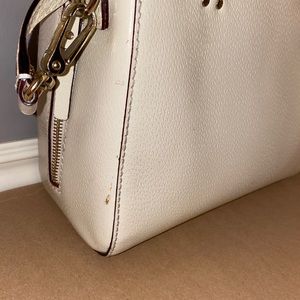 kate spade Bags | Kate Spade White Faux Leather Tote Bag | Poshmark